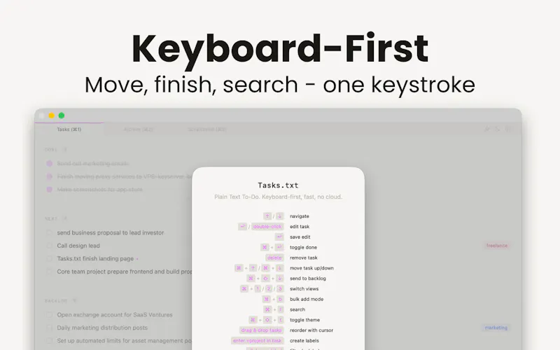 Tasks.txt screenshot 5