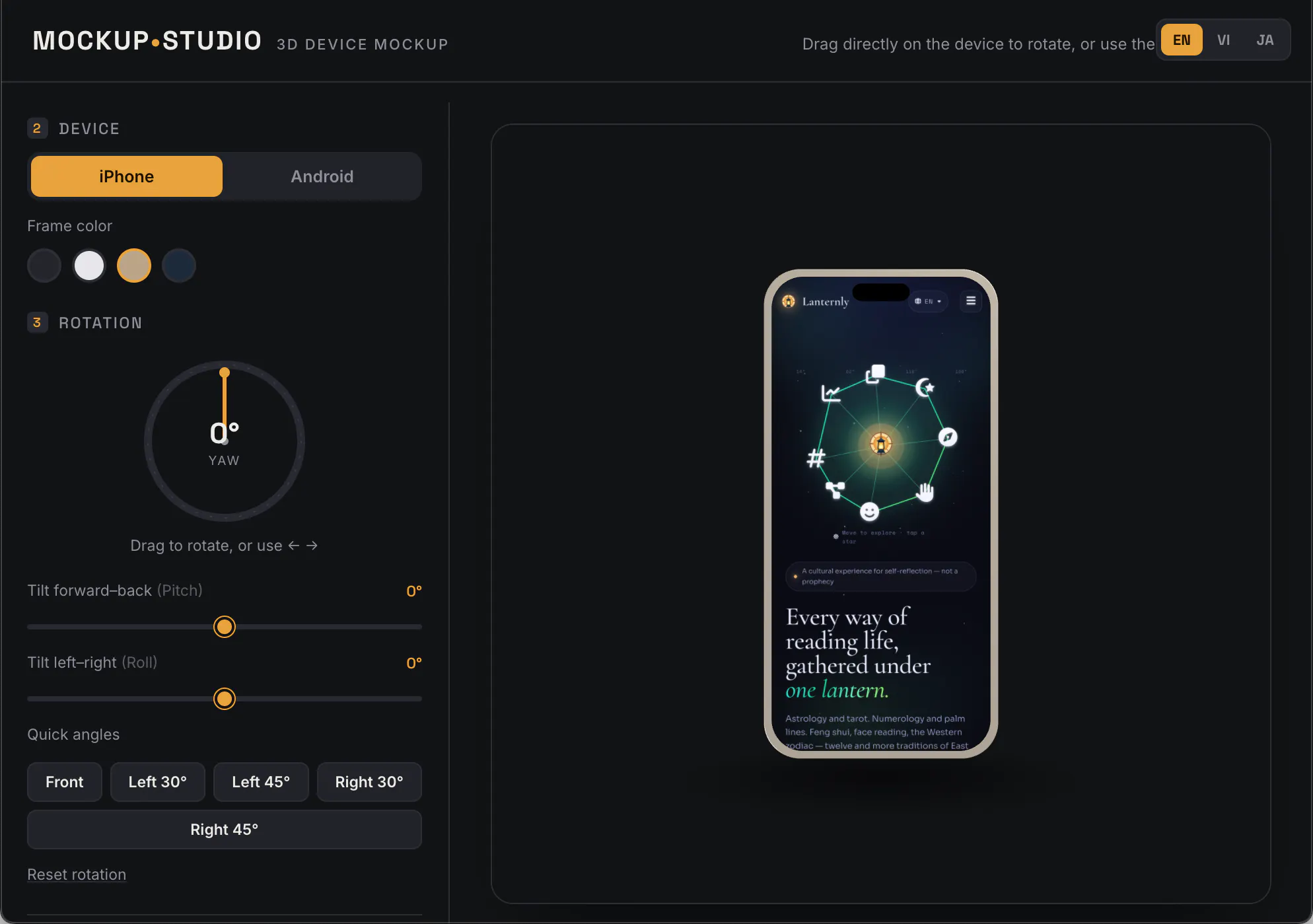 Mockup Studio screenshot