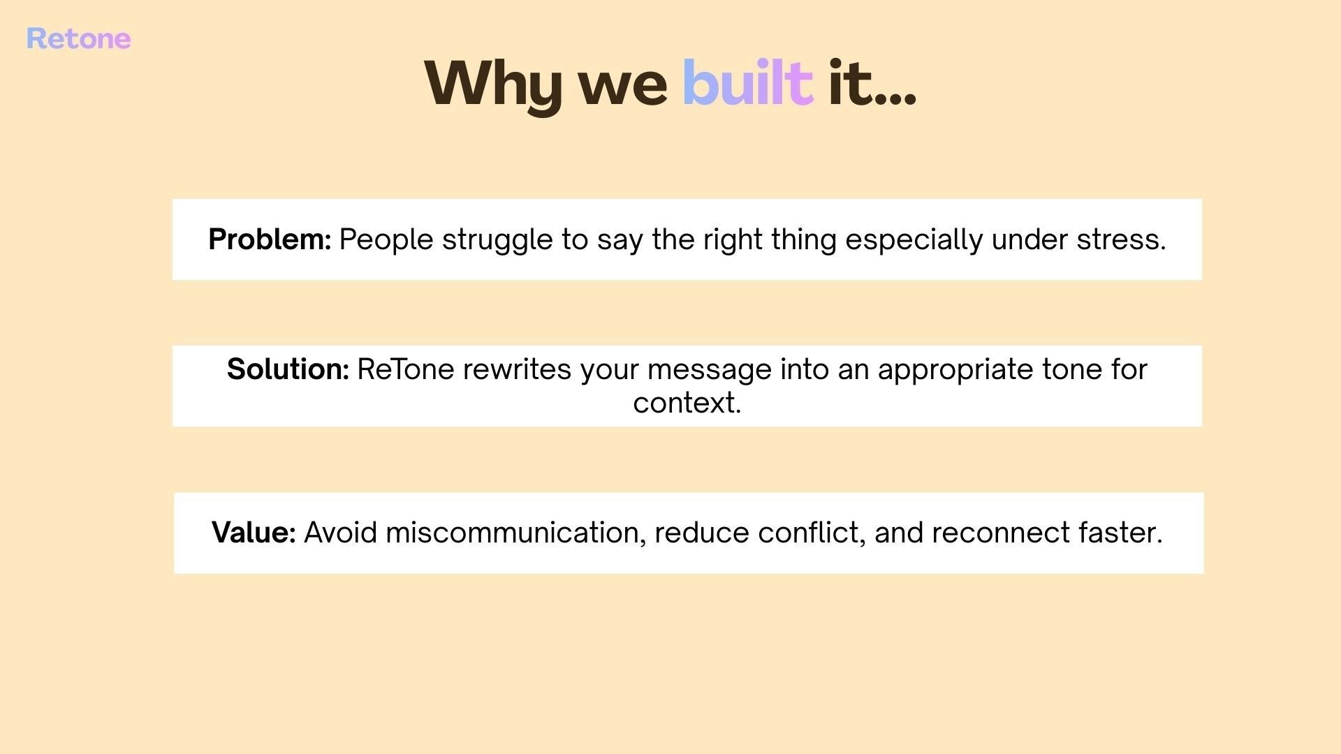 ReTone - Screenshot 2 showing product features and functionality
