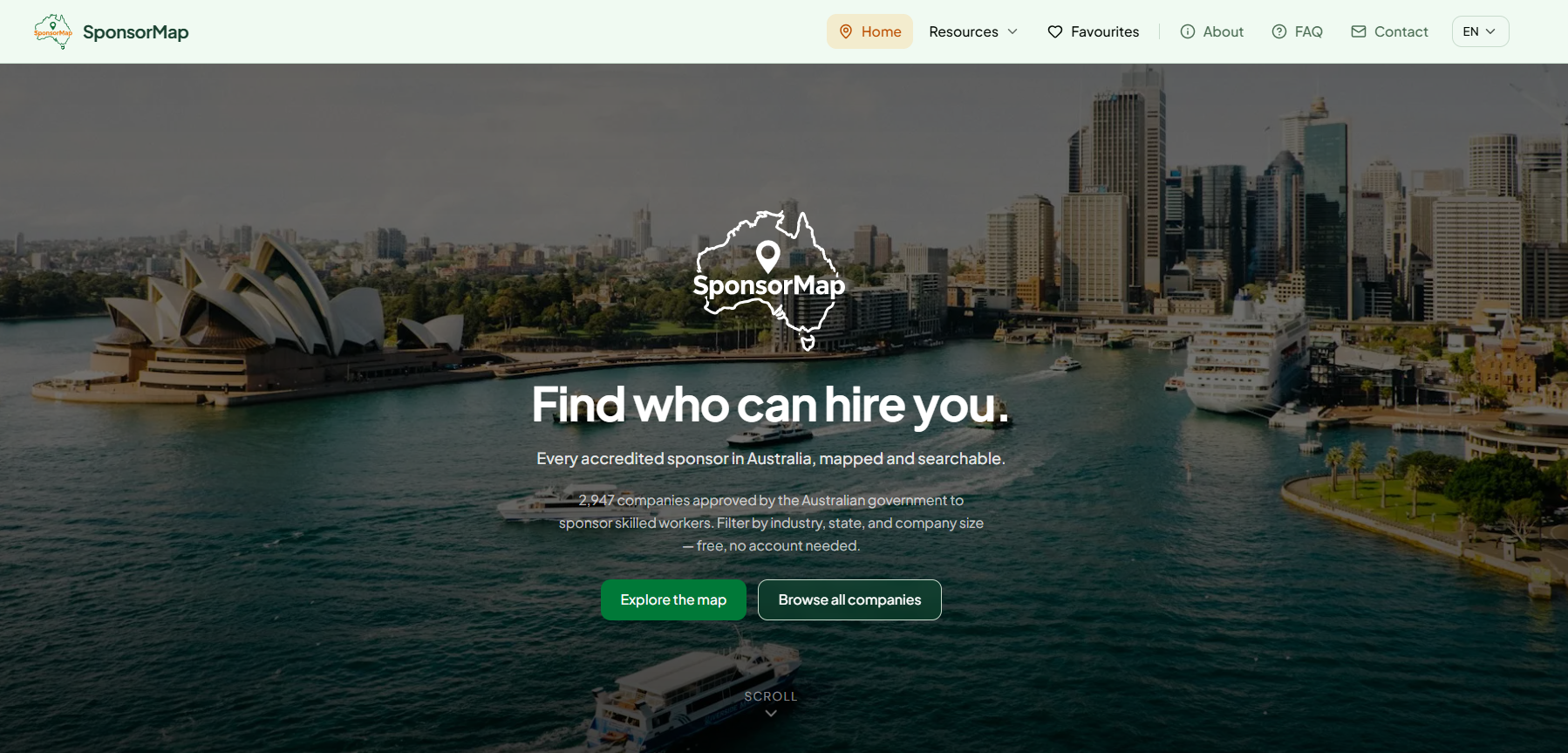 SponsorMap — Find who can hire you gallery image