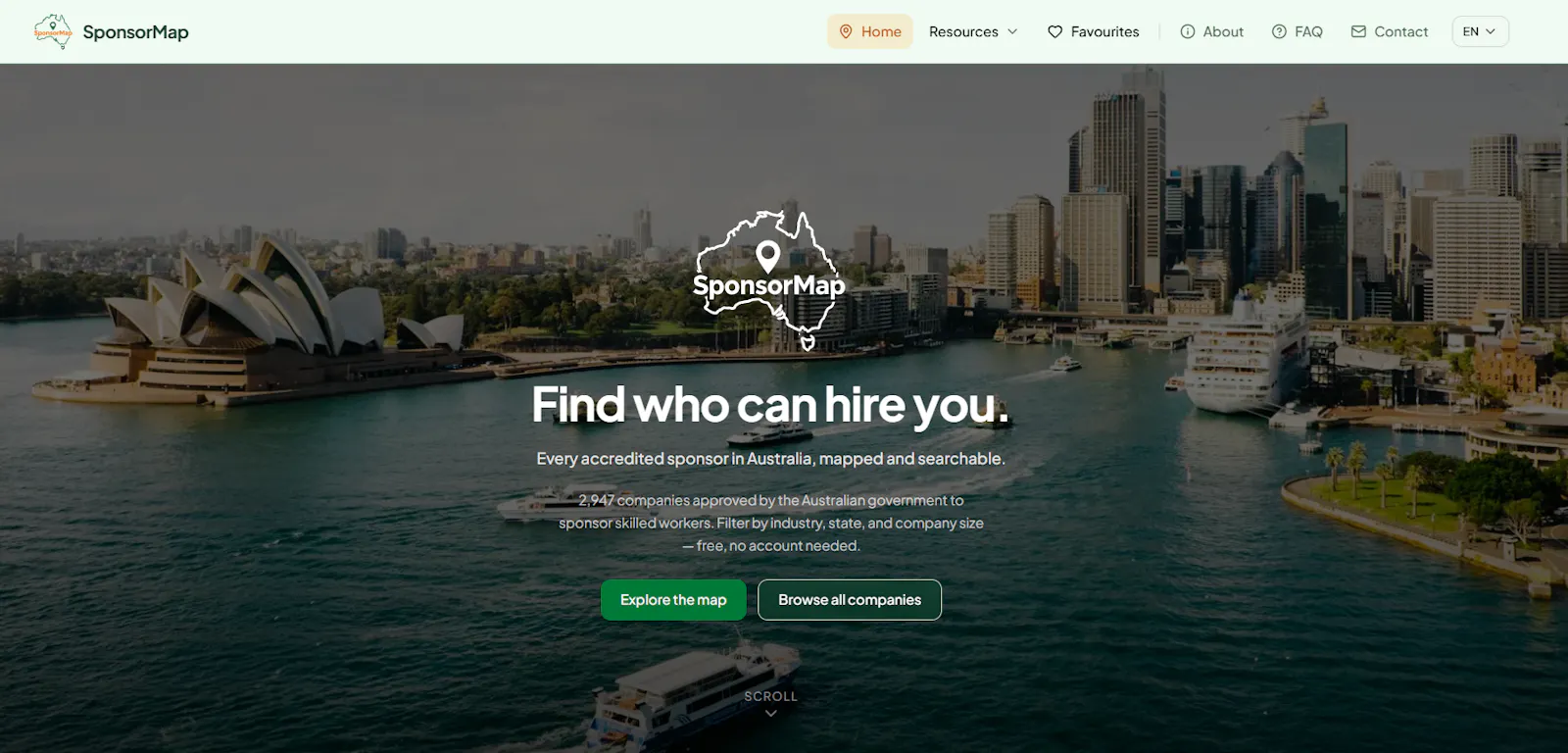 SponsorMap — Find who can hire you screenshot 2