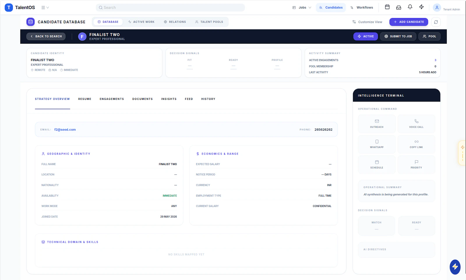TalentOS screenshot 5