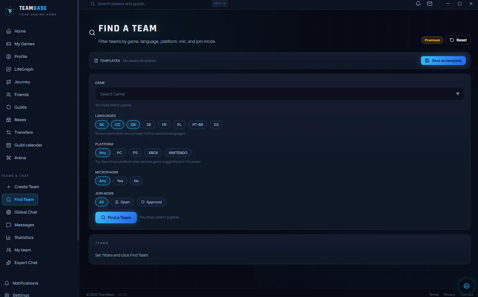 TeamBase — Your gaming home screenshot 5