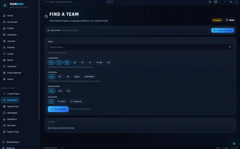 TeamBase — Your gaming home screenshot 5