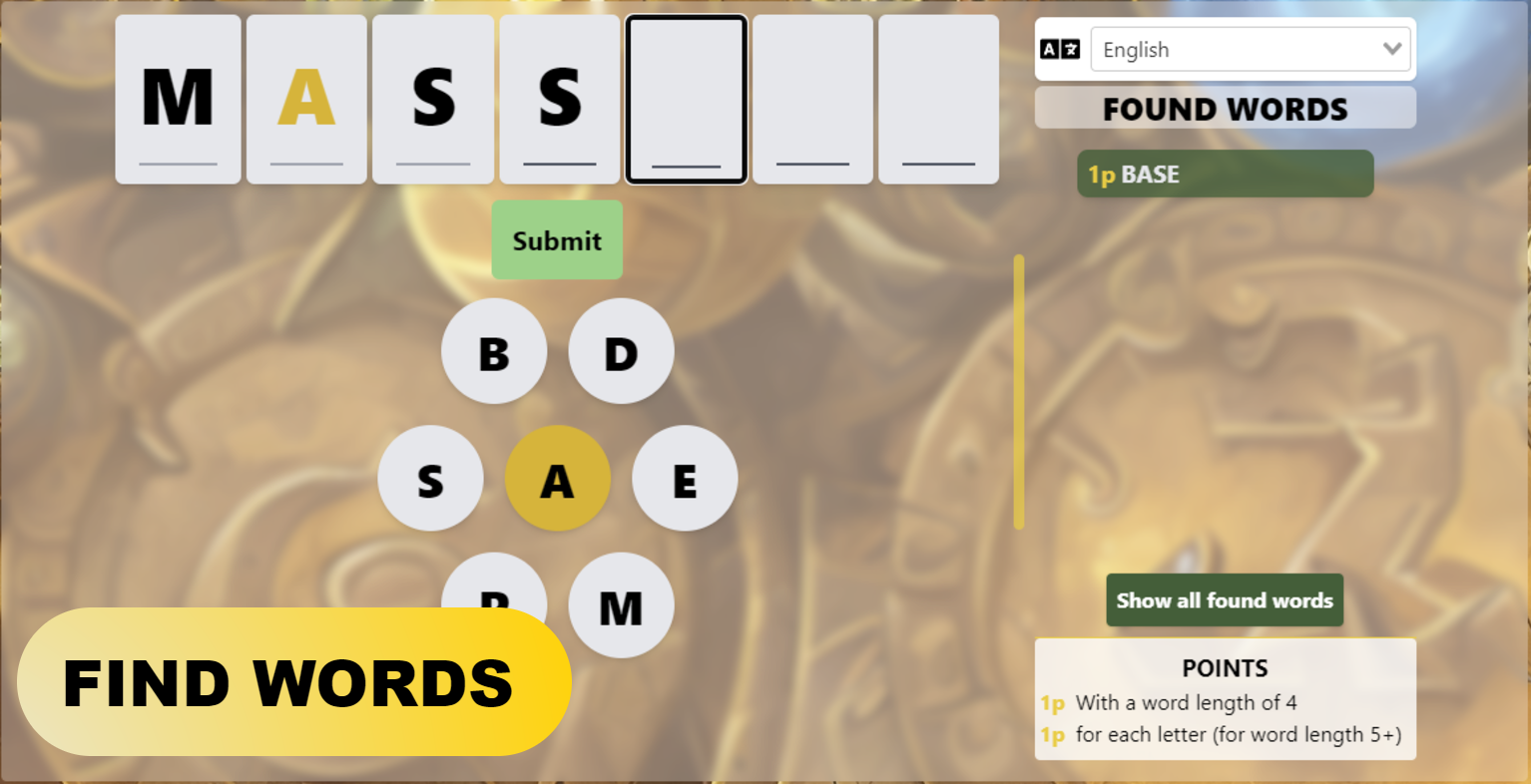 Alphabet Sorcery - A challenging word game, with online multiplayer media 2