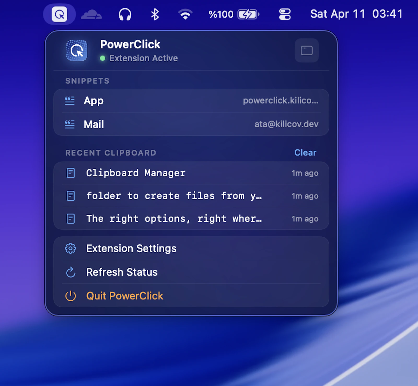 PowerClick screenshot 3