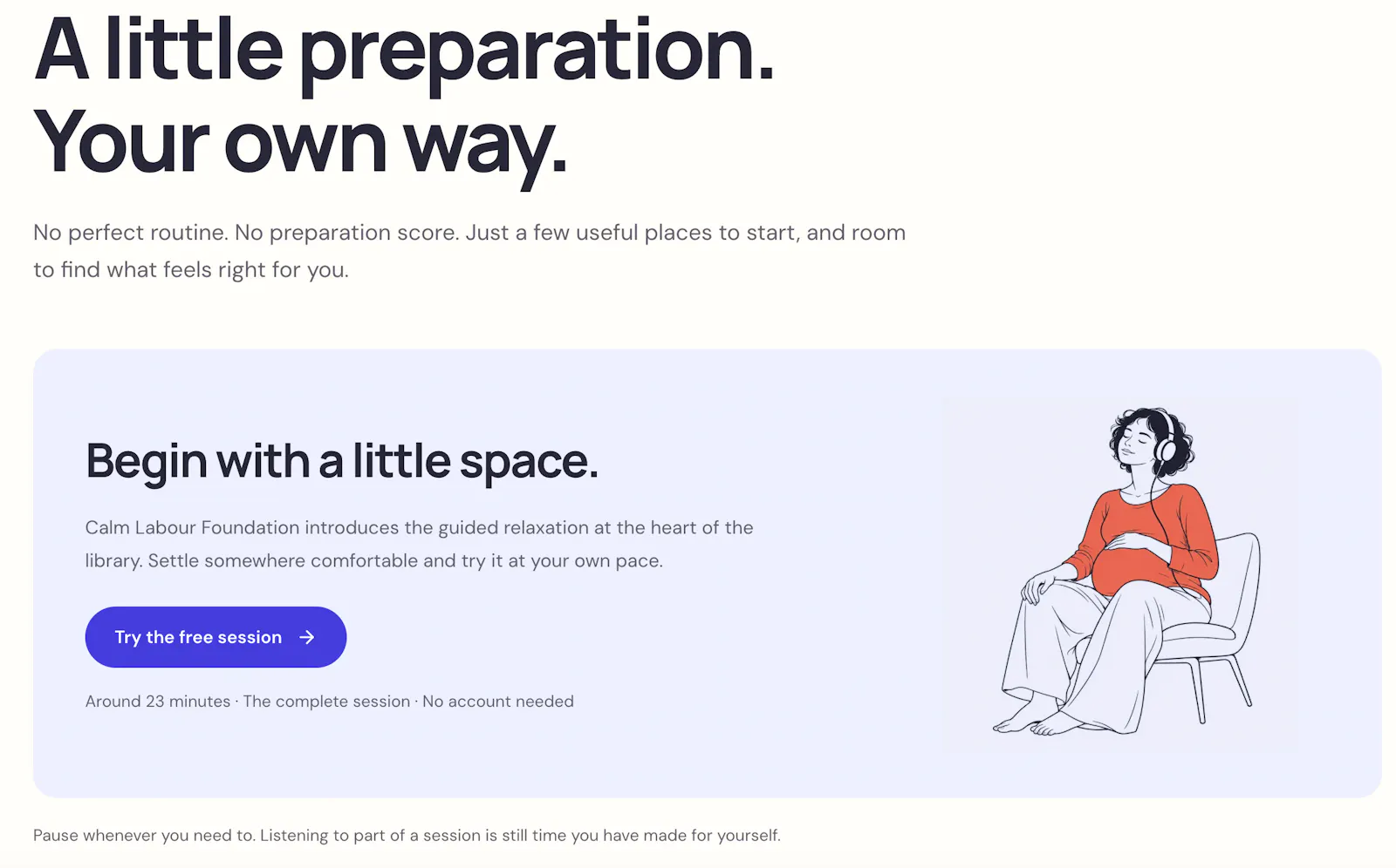 Hypnobirthing+ screenshot 4