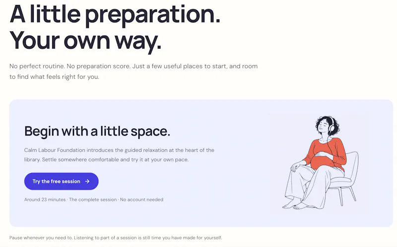 Hypnobirthing+ screenshot 4