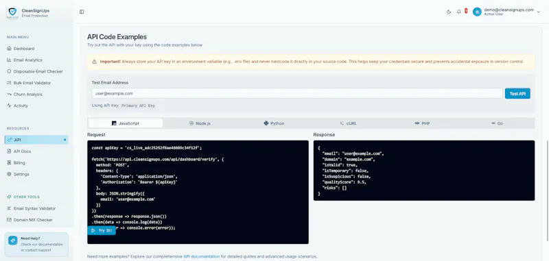 CleanSignups screenshot 12
