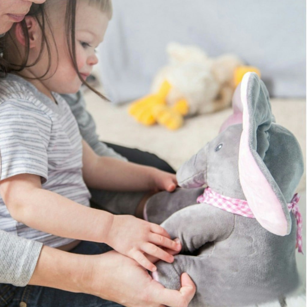 Interactive Peek-a-Boo Elephant Toy gallery image