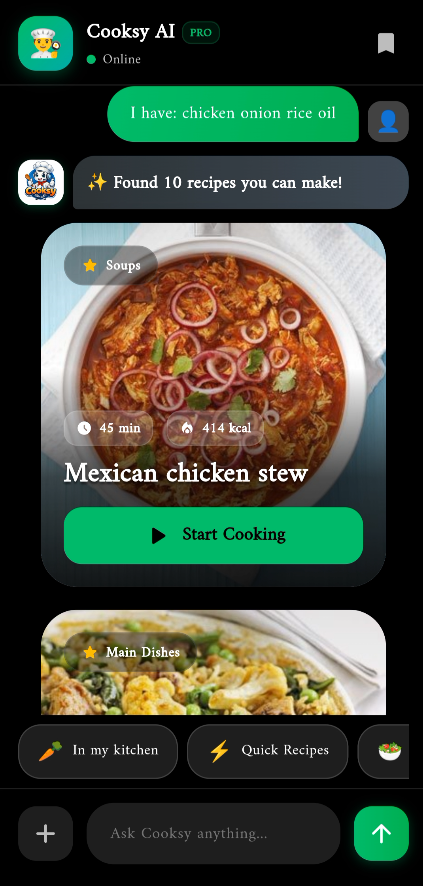Kitchen Keys — Your Intelligent Kitchen - Screenshot 4 showing product features and functionality