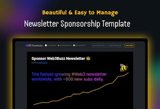 Newsletter Sponsorship Template gallery image