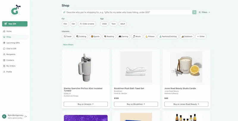 Generous screenshot 3