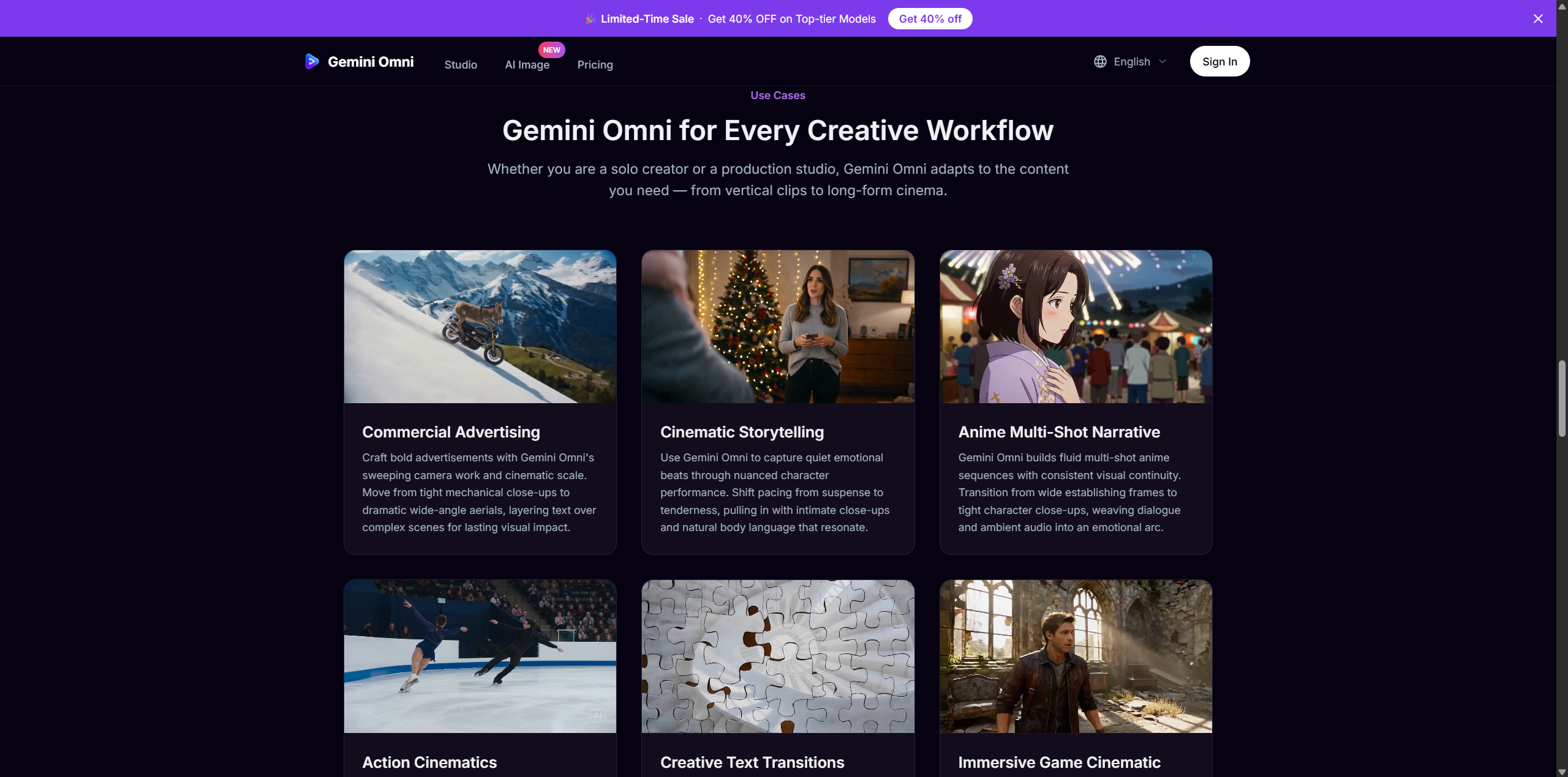 Gemini Omni AI Video Generator gallery image