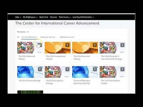 The CICA Advanced Module gallery image