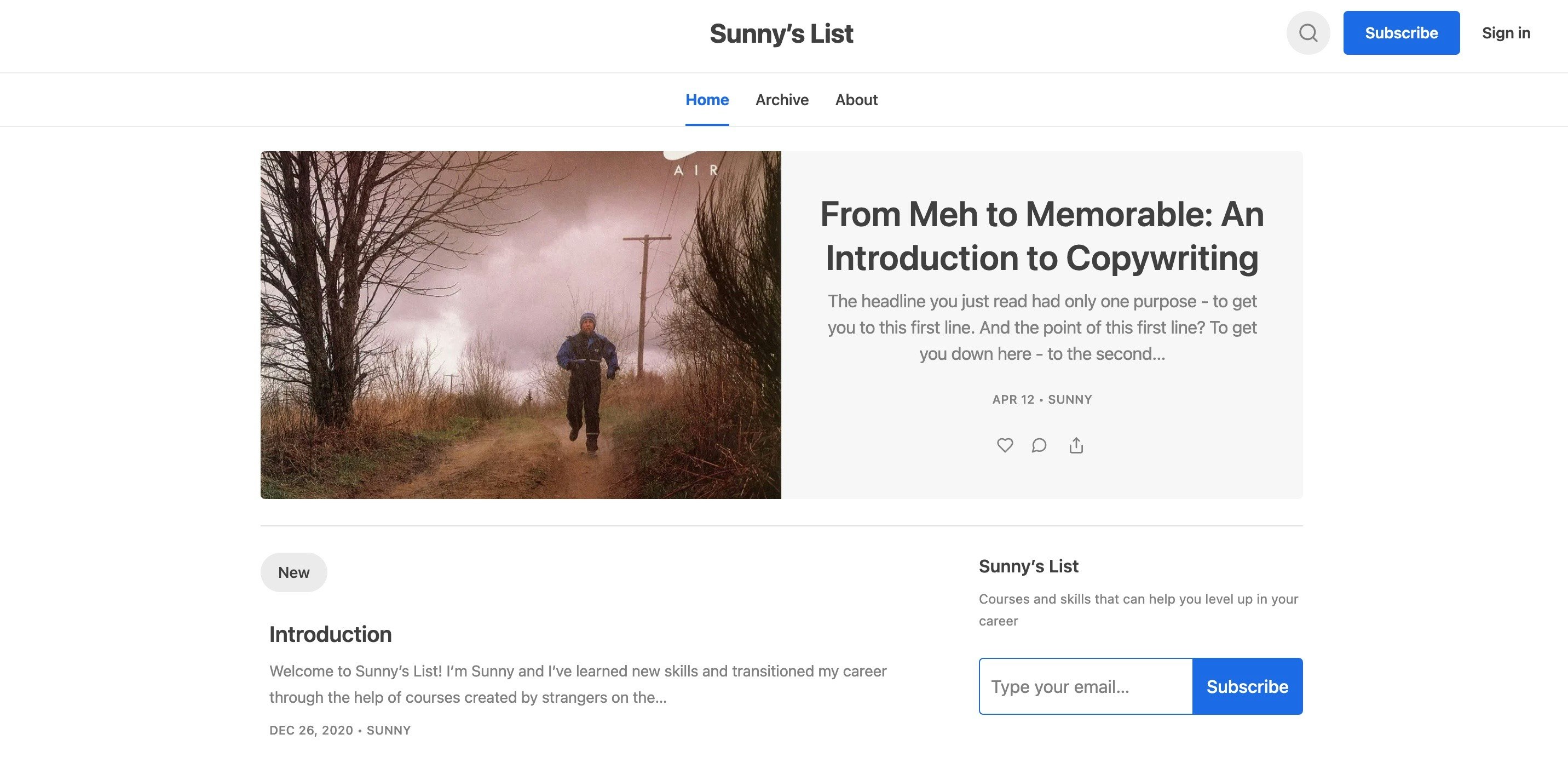 Media Senarai Sunny 3