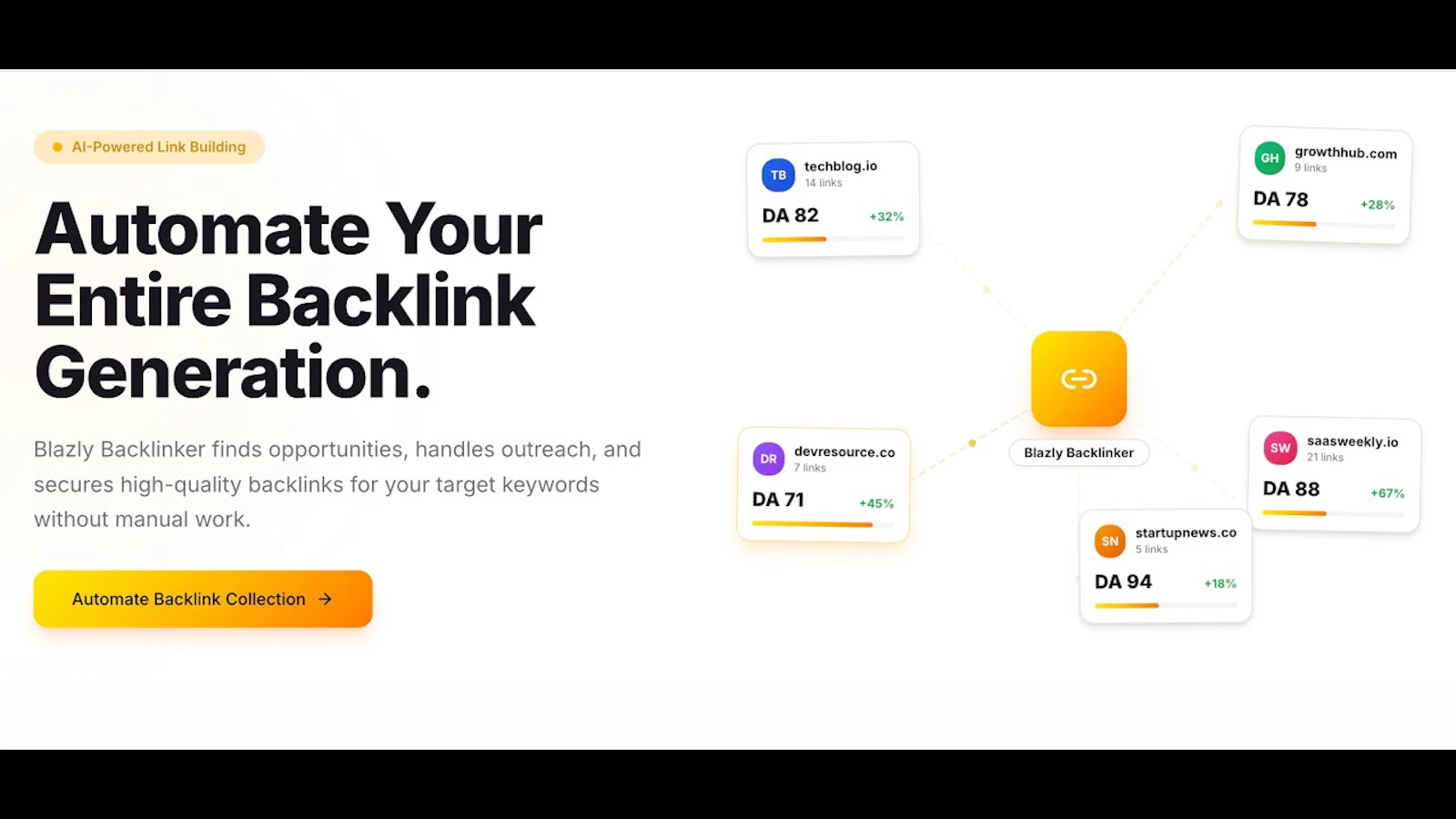 Blazly Backlinker screenshot 1 (video preview)
