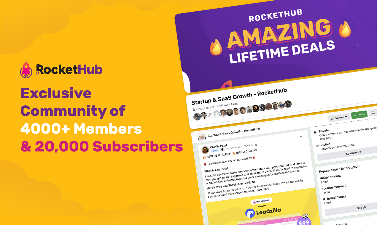 Rockethub - Rockethub is je bron voor geweldige levenslange deals media 6