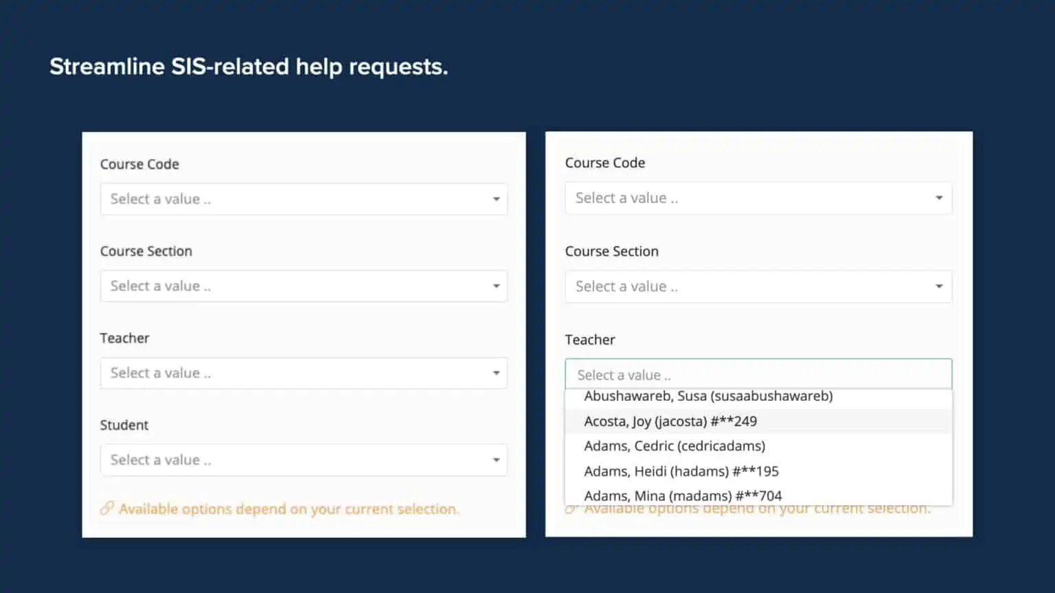 MMS student information platform gallery image