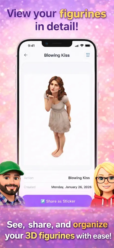 Figurines: Mini 3D You - Screenshot 3 showing product features and functionality