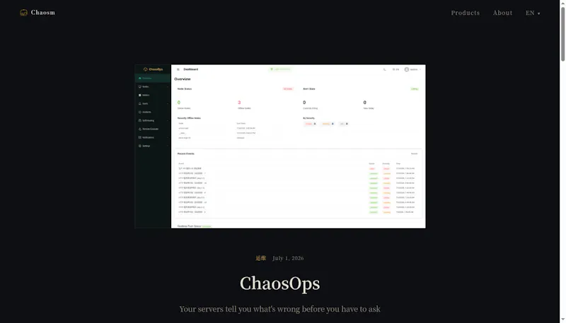ChaosOps screenshot 2
