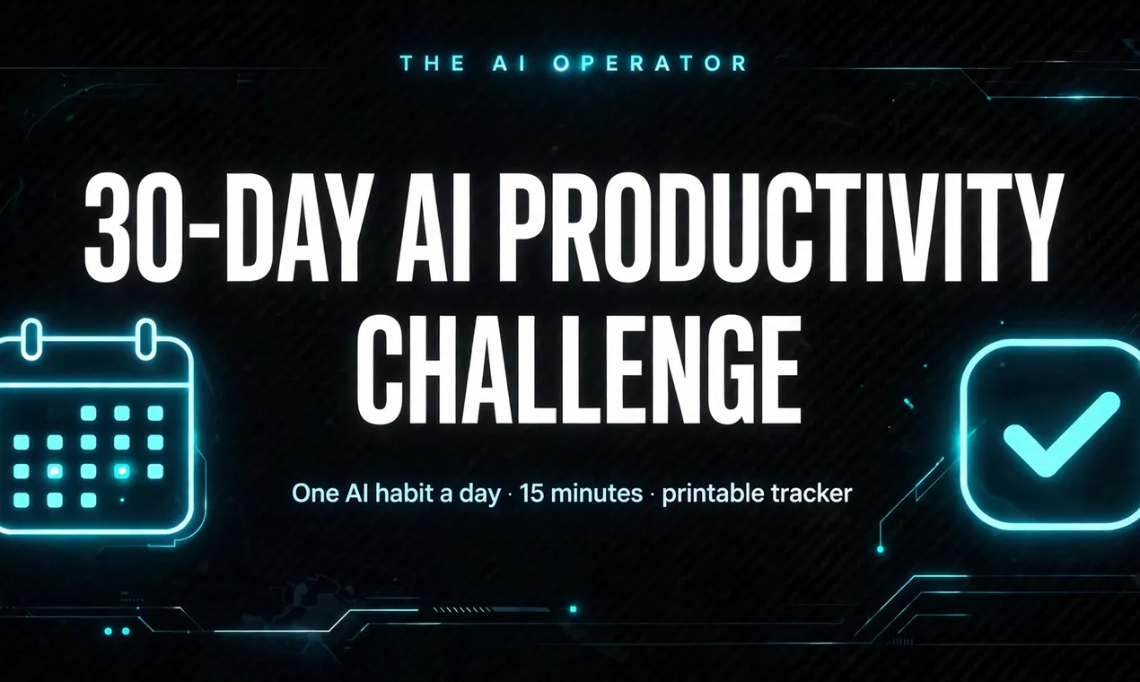 AI Operator's 30-Day AI Productivity gallery image