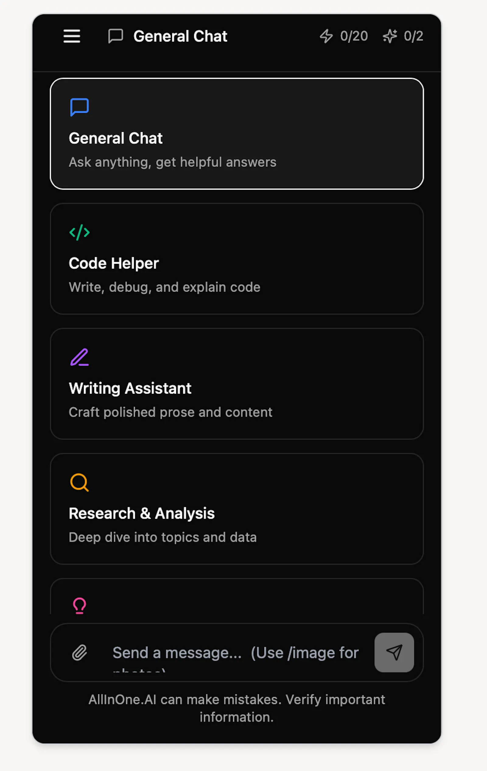 AllInOne.AI screenshot 2