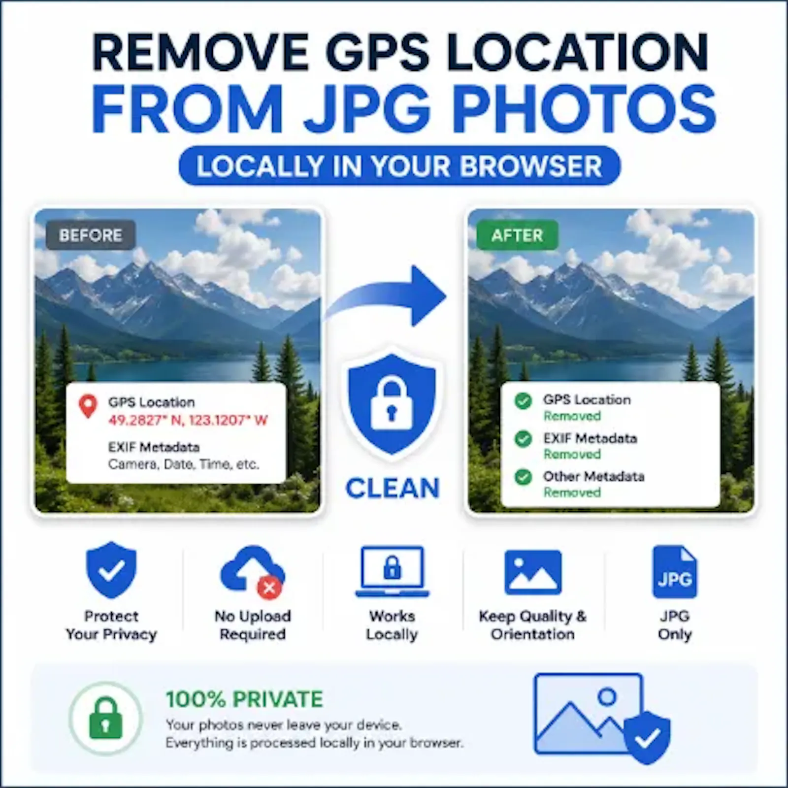 JPG Privacy Cleaner screenshot 1
