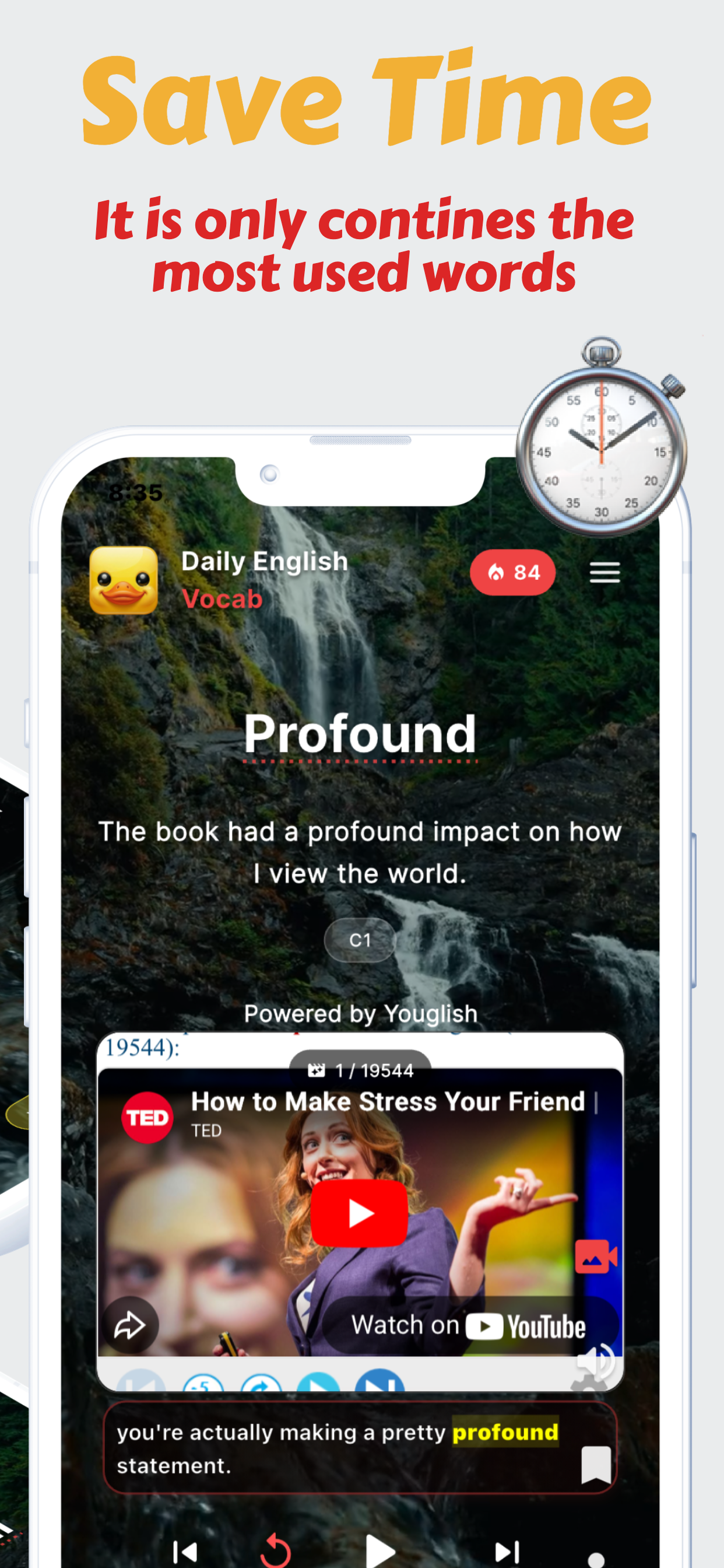 English Vocab- Words By Oxford - Screenshot 4 showing product features and functionality