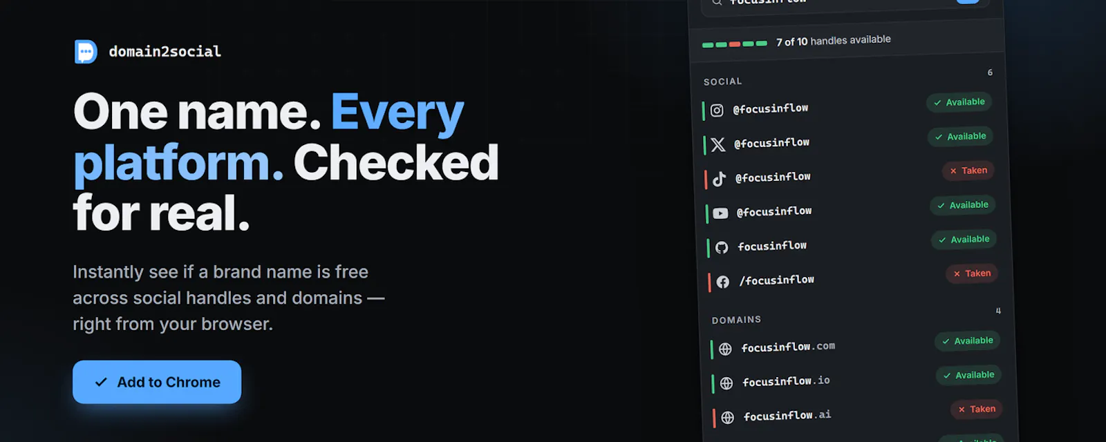 domain2social screenshot 6