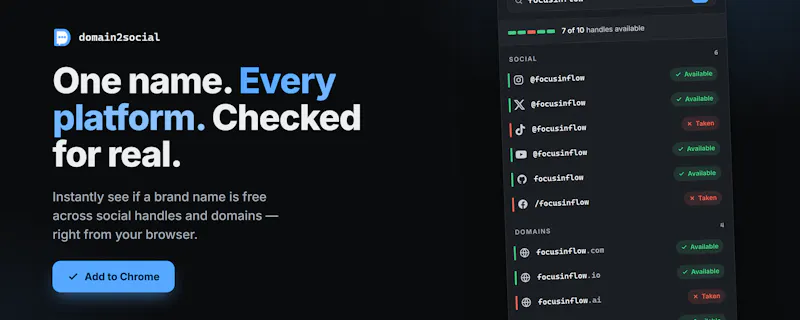 domain2social screenshot 6