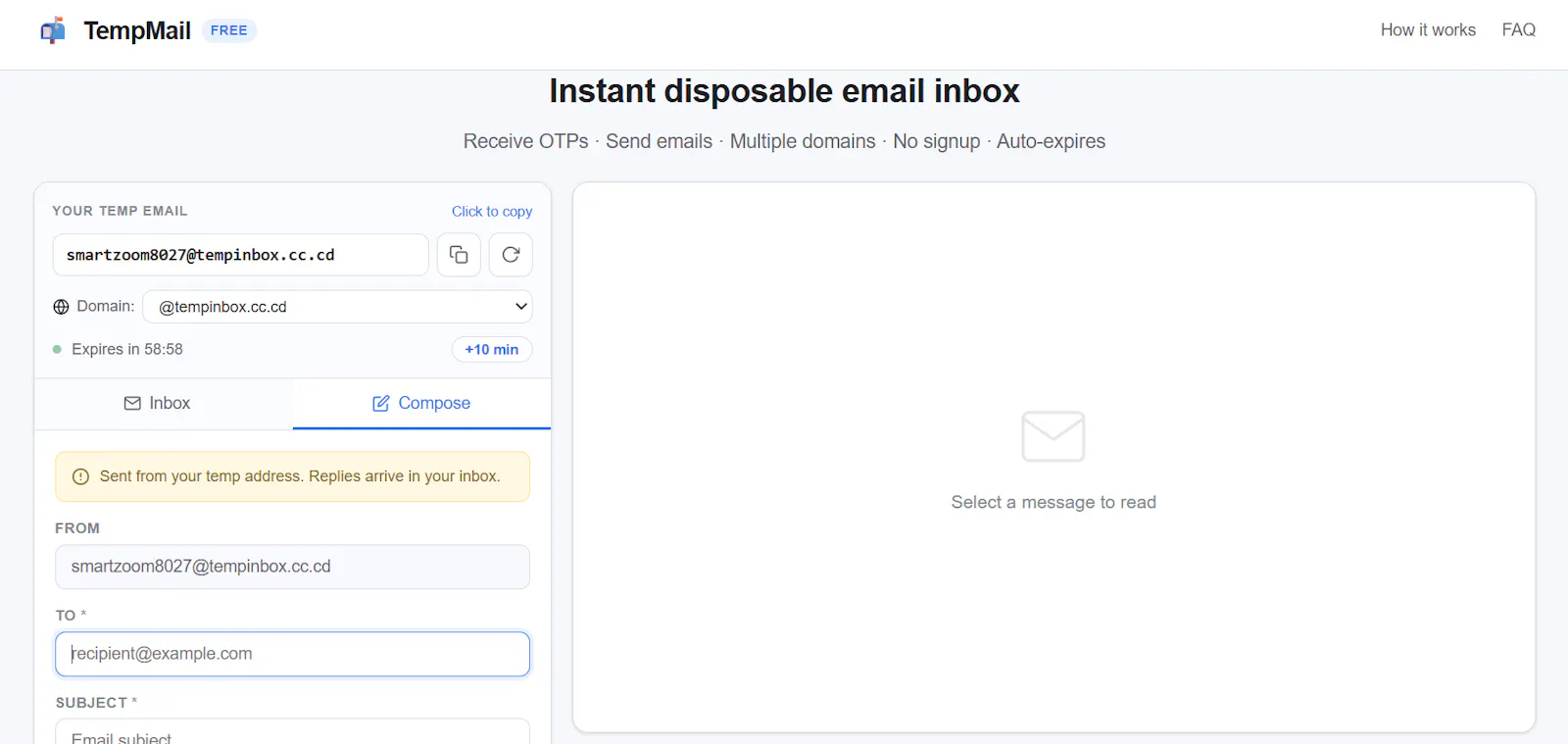 InboxMail screenshot 2