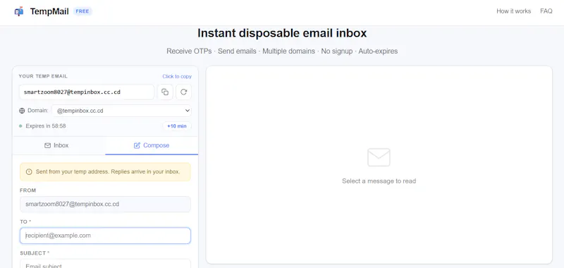 InboxMail screenshot 2