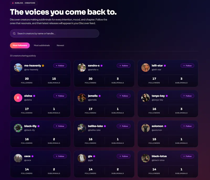 Subliss screenshot 2