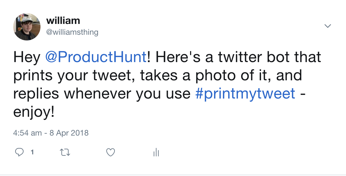 Printed ur Tweet gallery image