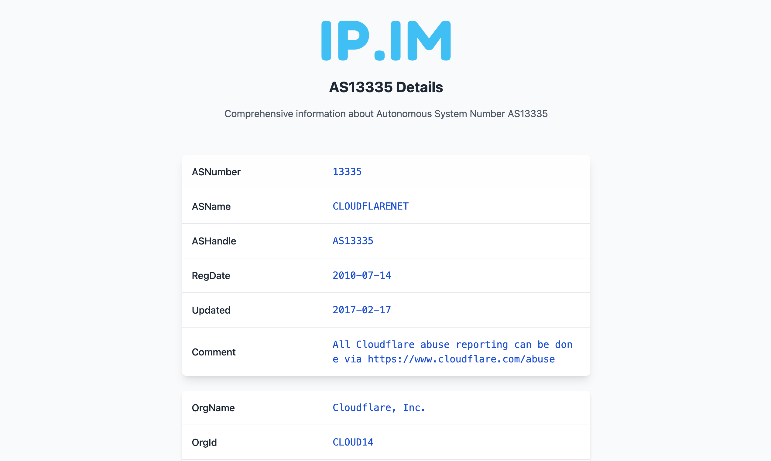 IP.IM - IP.im ist ein kostenloses und schnelles IP -Adress -Suchwerkzeug Medien 2