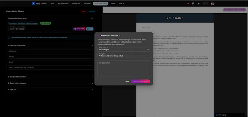 Apply Tracker screenshot 2