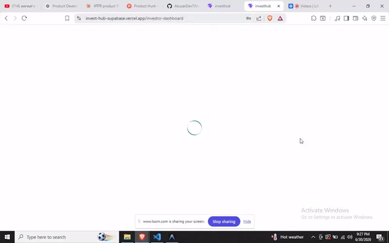 investhub screenshot 1 (video preview)