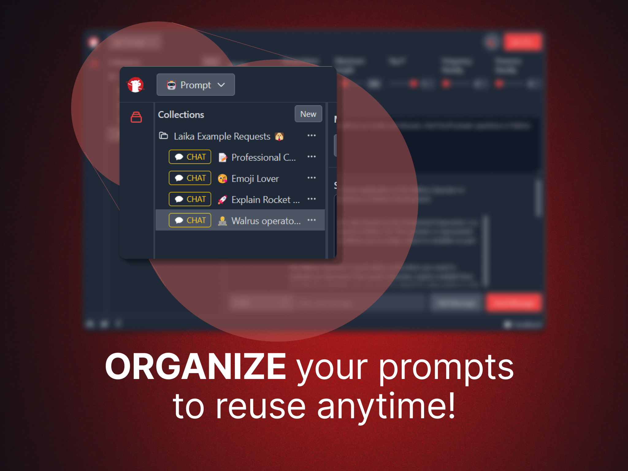 Laika: Postman for AI / LLMs playground. gallery image