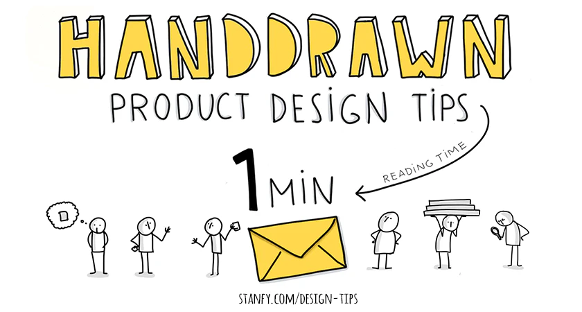 Hand Drawn Product Design Tips