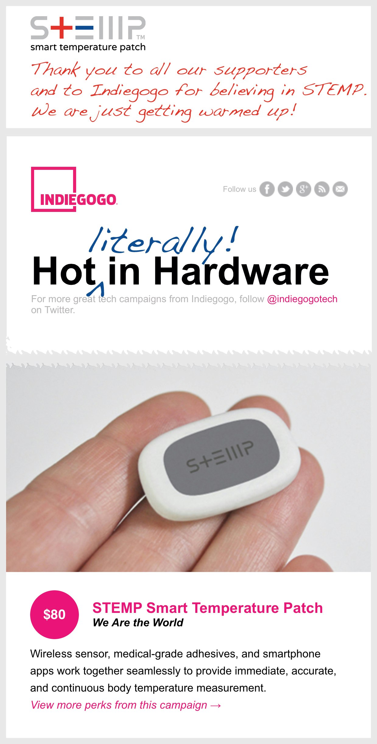 STEMP Smart Temperature Patch gallery image