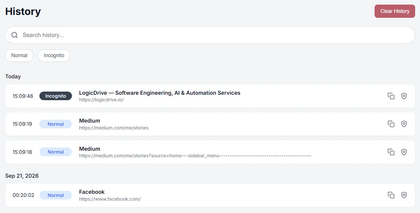 Browser History Tracker gallery image