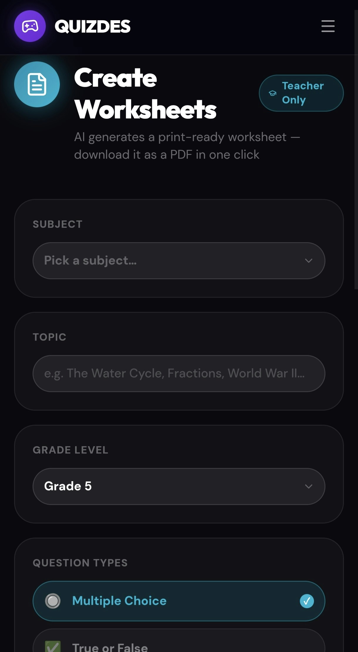 QUIZDES gallery image