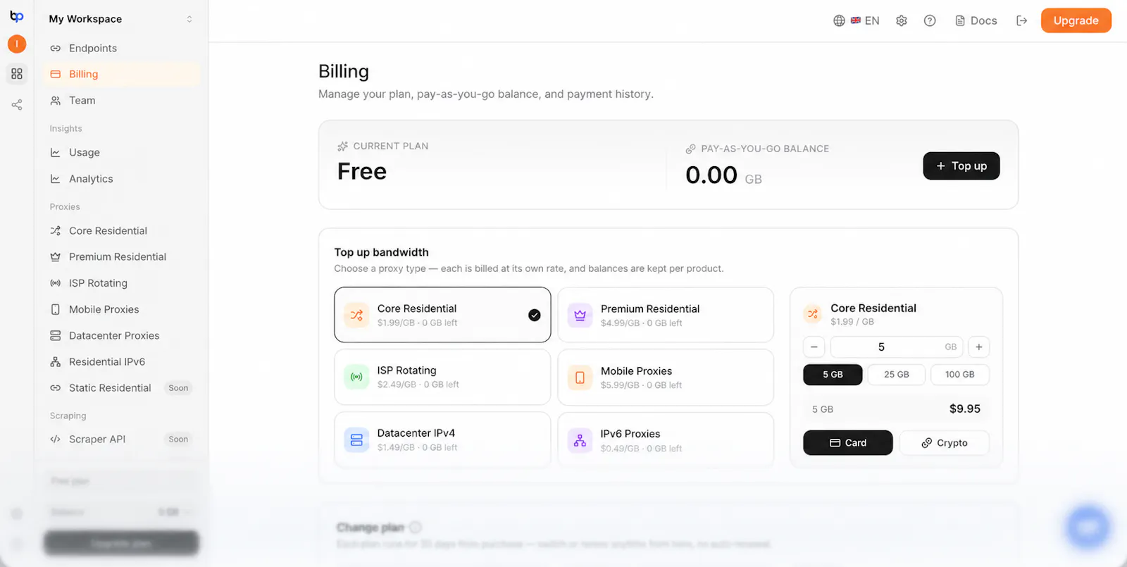 BuyProxy screenshot 2