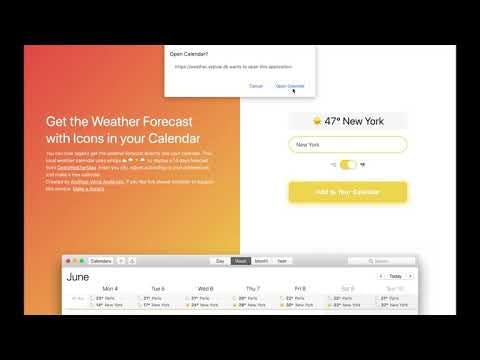 Weather in your Calendar media 1