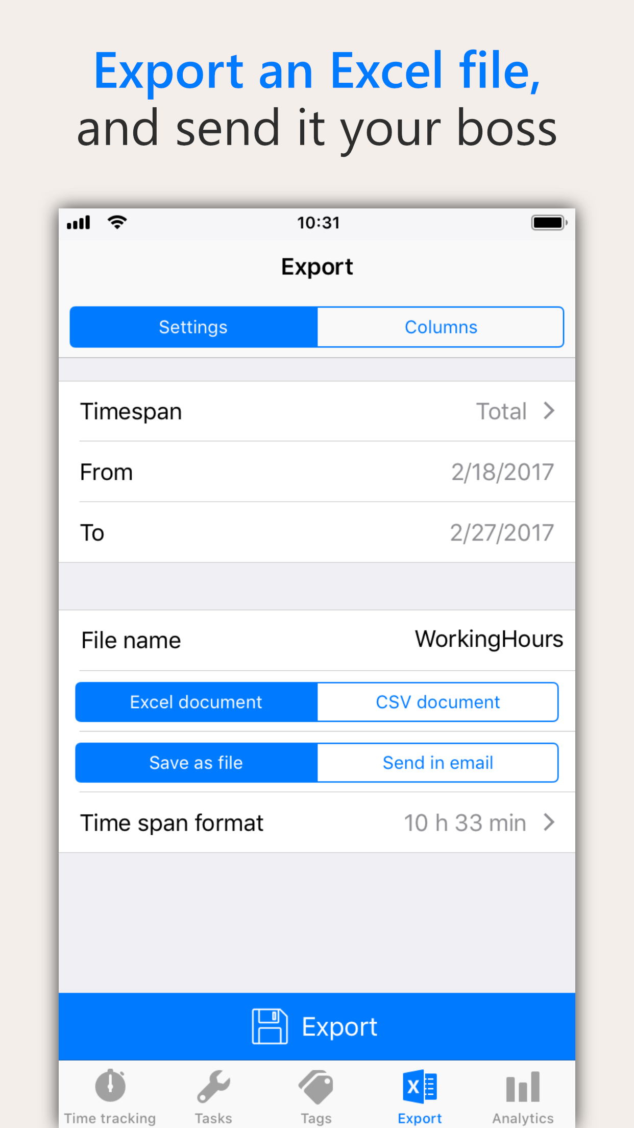 WorkingHours gallery image