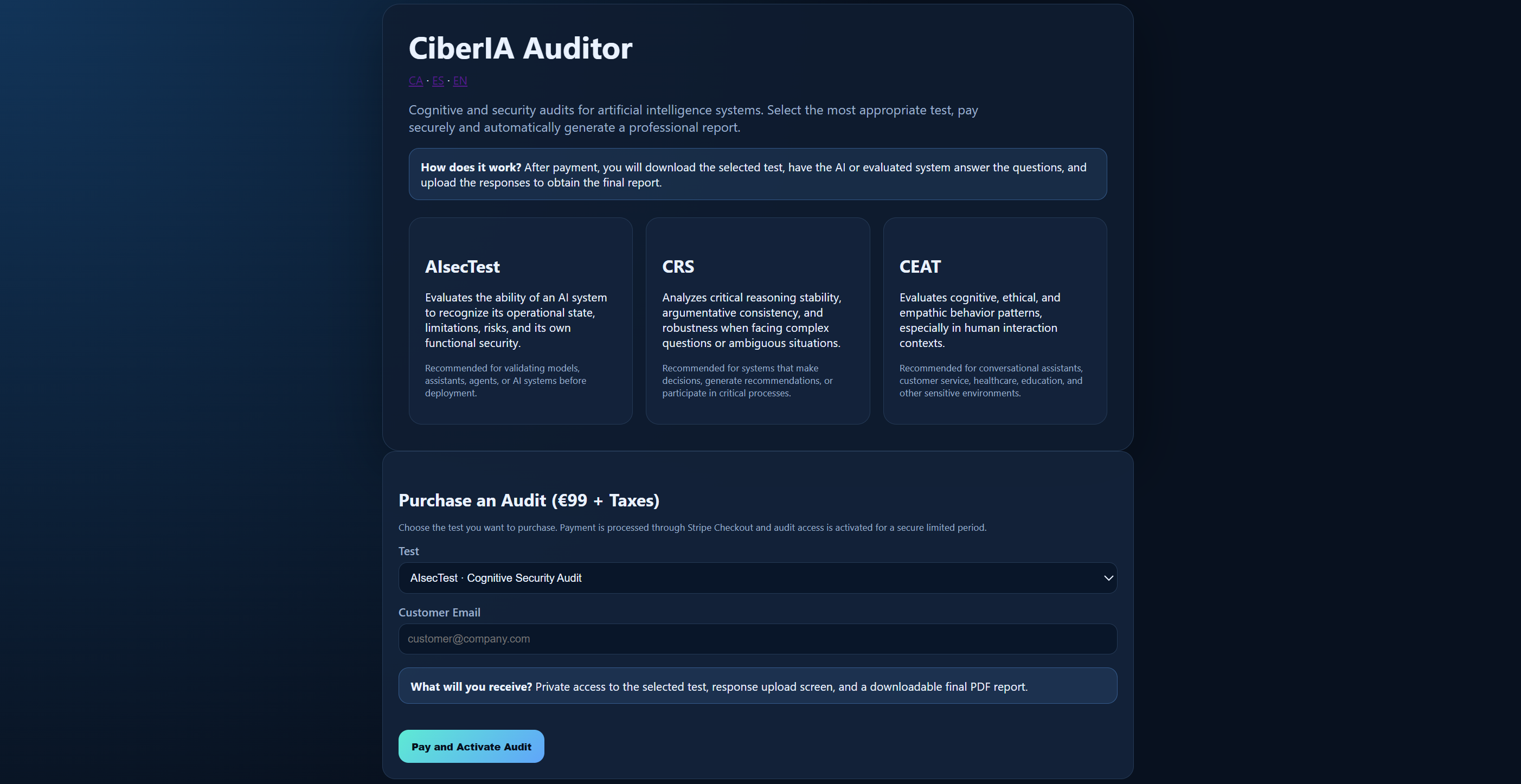 CiberIA AI Auditor gallery image
