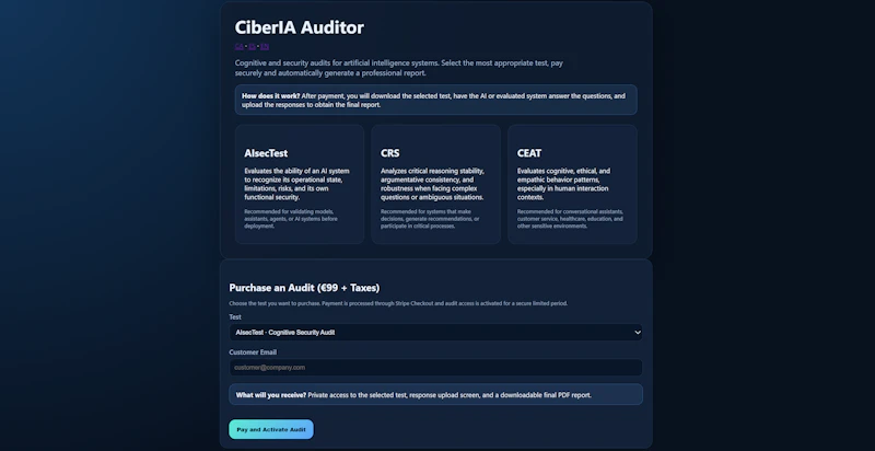 CiberIA AI Auditor screenshot 2