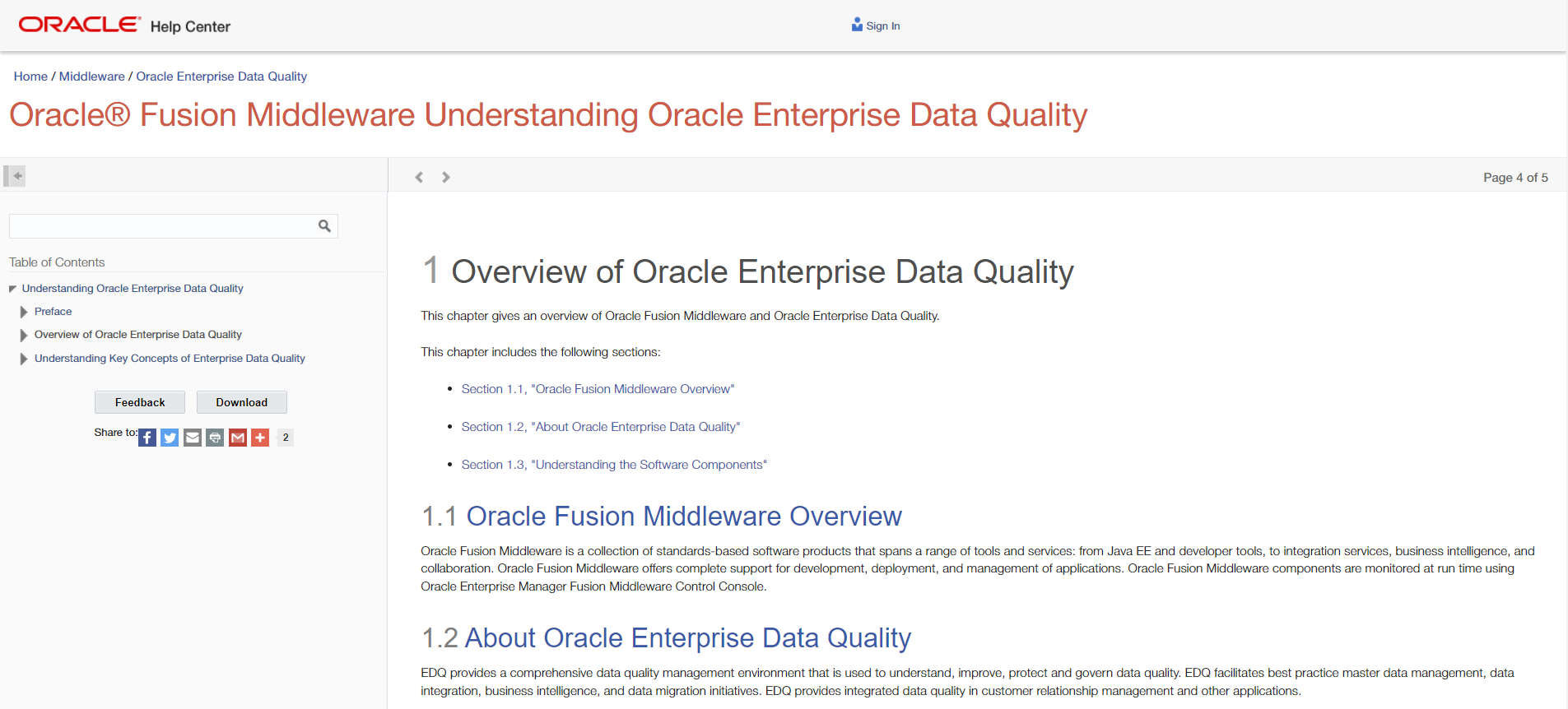 Oracle Enterprise Data Quality gallery image