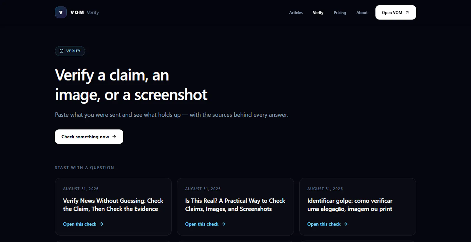 VOM screenshot 2